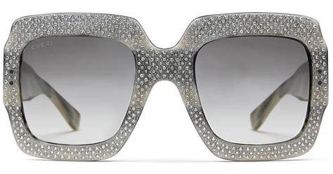 gucci sunglasses with rhinestones